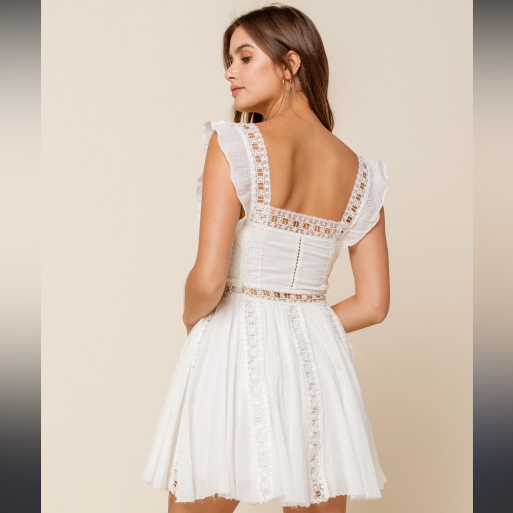 Free People White Lace Dress